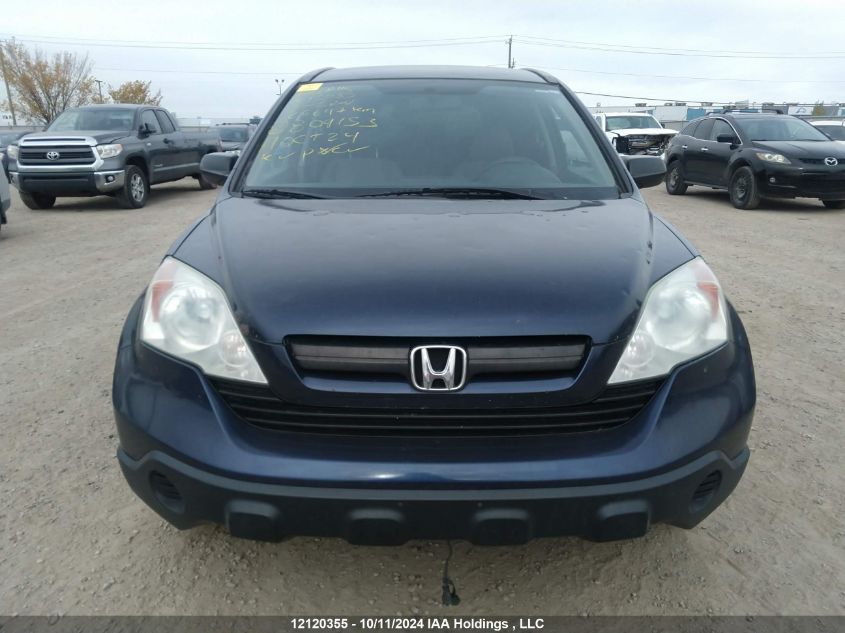 2008 Honda Cr-V Lx VIN: 5J6RE483X8L809153 Lot: 12120355