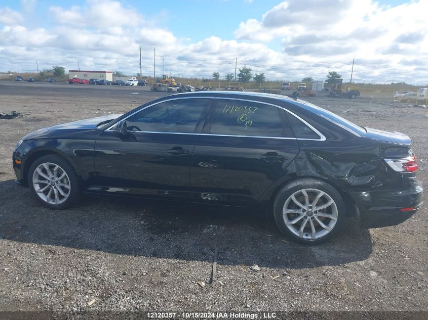 2017 Audi A4 Progressiv VIN: WAUBNAF40HN022232 Lot: 12120357