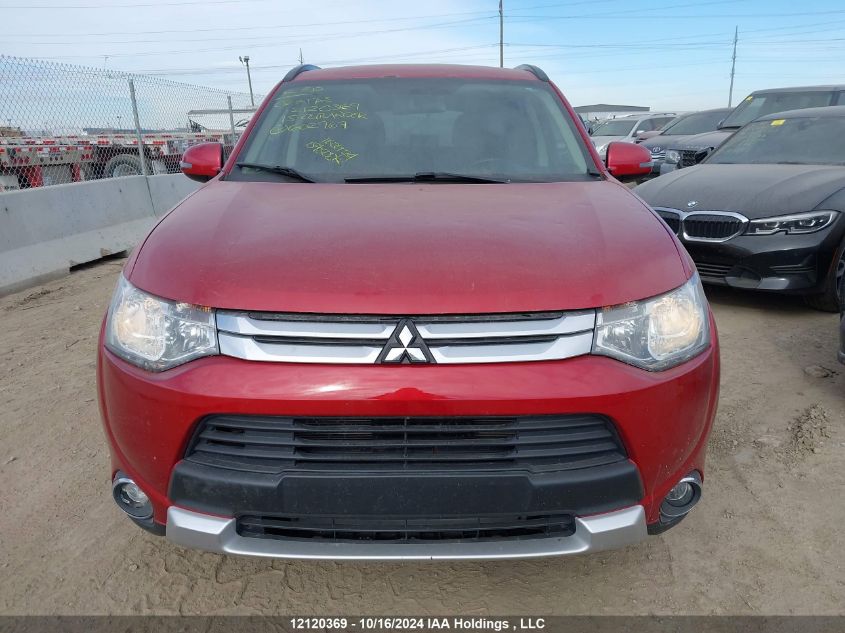 2015 Mitsubishi Outlander Se VIN: JA4JZ3AX0FZ602967 Lot: 12120369