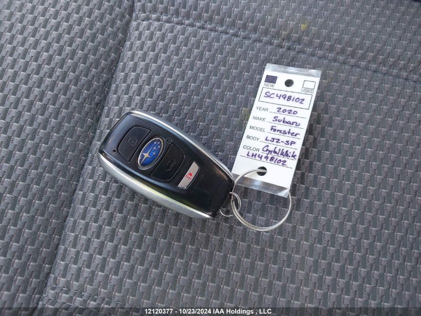 2020 Subaru Forester VIN: JF2SKEMC2LH498102 Lot: 12120377