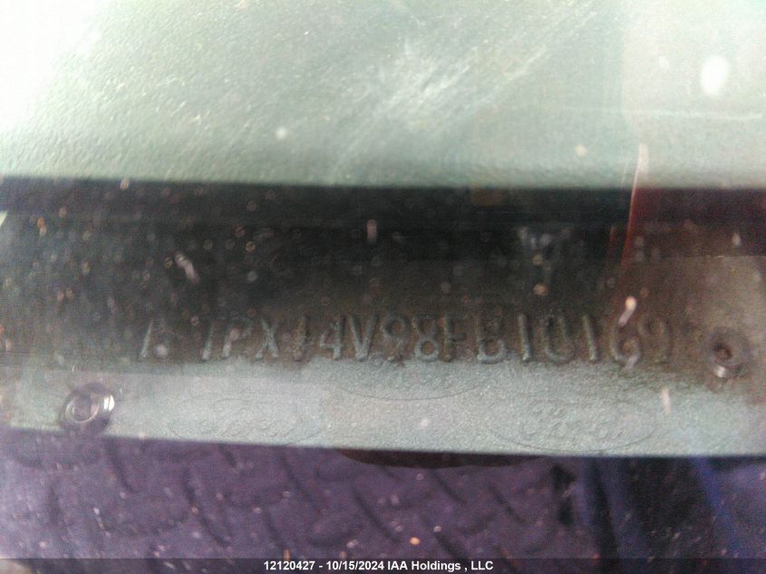 2008 Ford F150 VIN: 1FTPX14V98FB10169 Lot: 12120427