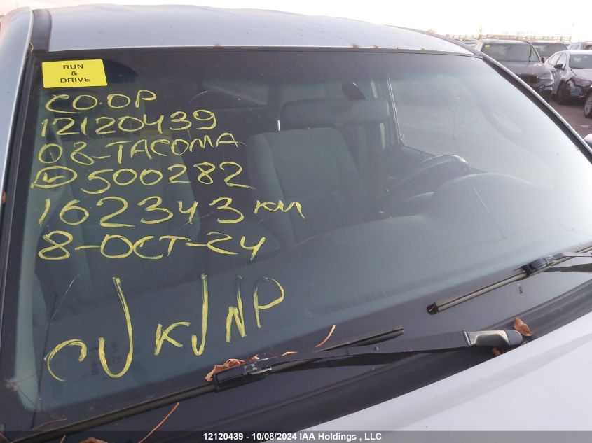 2008 Toyota Tacoma Access Cab VIN: 5TEUU42N18Z500282 Lot: 12120439