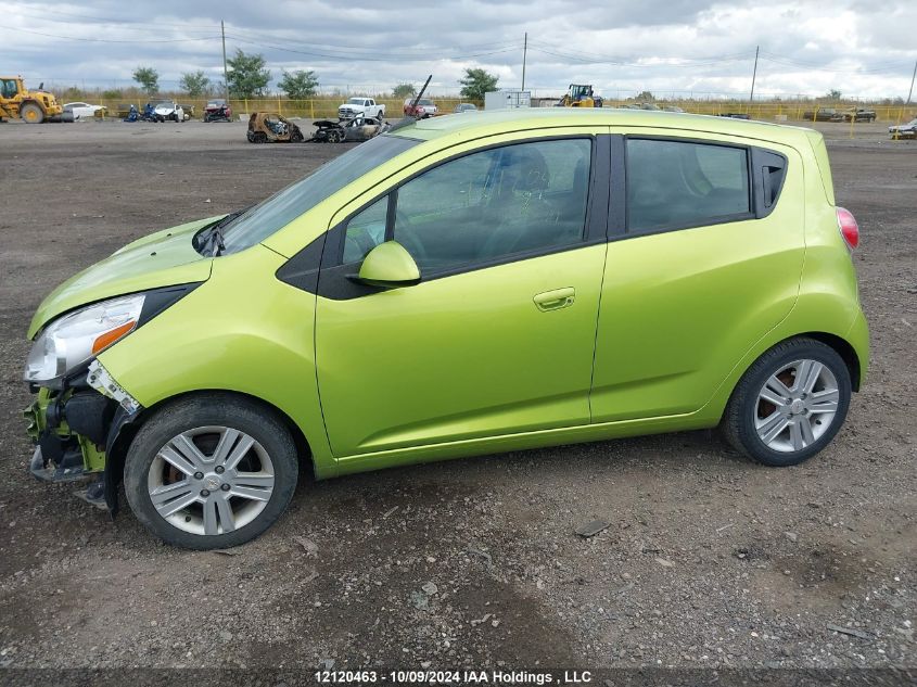 2013 Chevrolet Spark 1Lt VIN: KL8CD6S92DC614948 Lot: 12120463