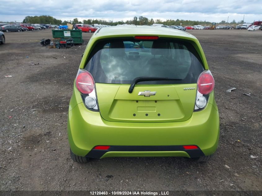 2013 Chevrolet Spark 1Lt VIN: KL8CD6S92DC614948 Lot: 12120463