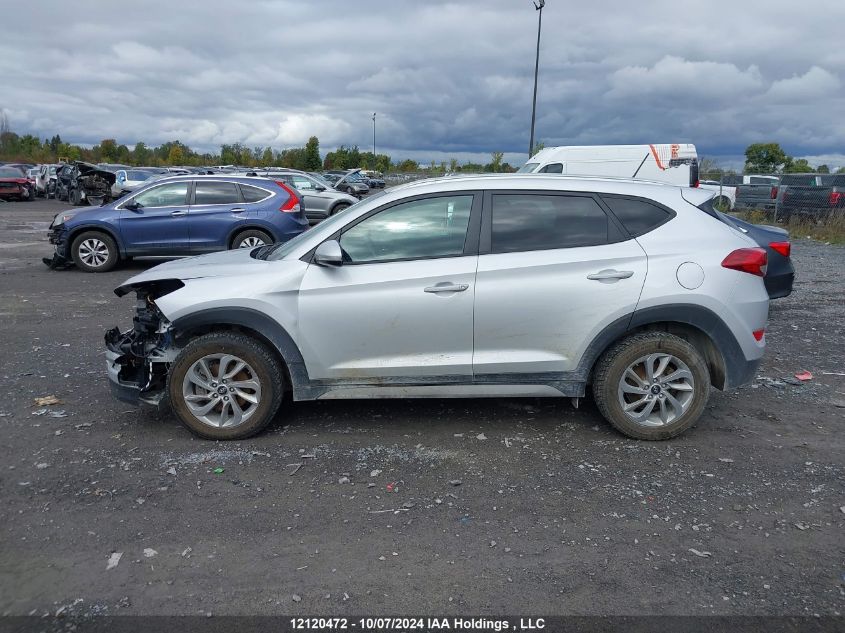 2017 Hyundai Tucson Limited/Sport And Eco/Se VIN: KM8J3CA46HU591434 Lot: 12120472