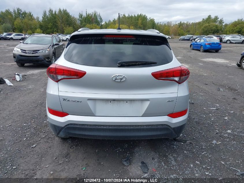 2017 Hyundai Tucson Limited/Sport And Eco/Se VIN: KM8J3CA46HU591434 Lot: 12120472