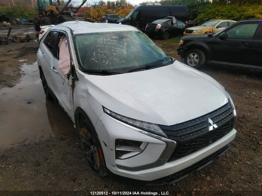 2022 Mitsubishi Eclipse Cross VIN: JA4ATUAA7NZ613367 Lot: 12120512