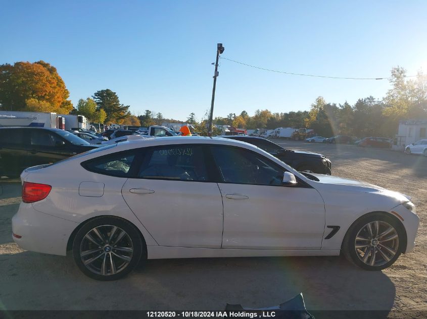 2014 BMW 3 Series Gran Turismo VIN: WBA3X5C56ED559465 Lot: 12120520