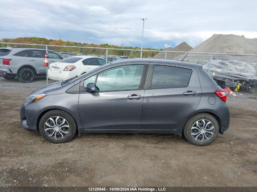 2019 Toyota Yaris VIN: VNKKTUD3XKA105726 Lot: 12120545