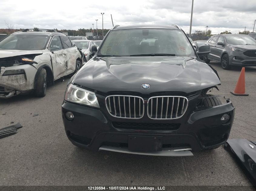 2013 BMW X3 VIN: 5UXWX9C55D0A09866 Lot: 12120594