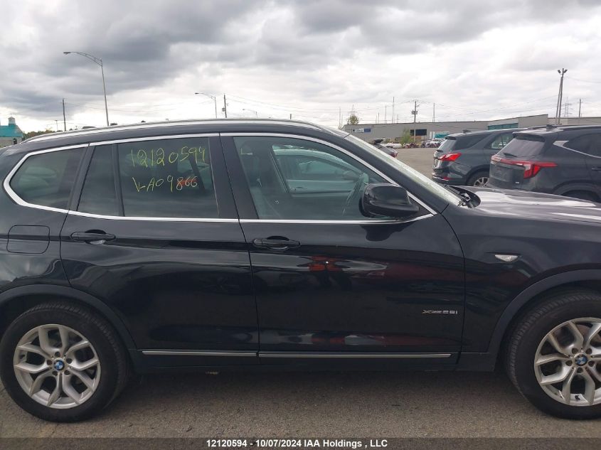 2013 BMW X3 VIN: 5UXWX9C55D0A09866 Lot: 12120594