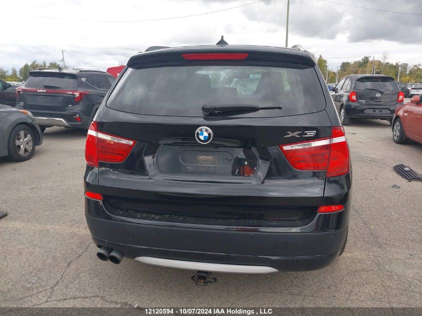 2013 BMW X3 VIN: 5UXWX9C55D0A09866 Lot: 12120594