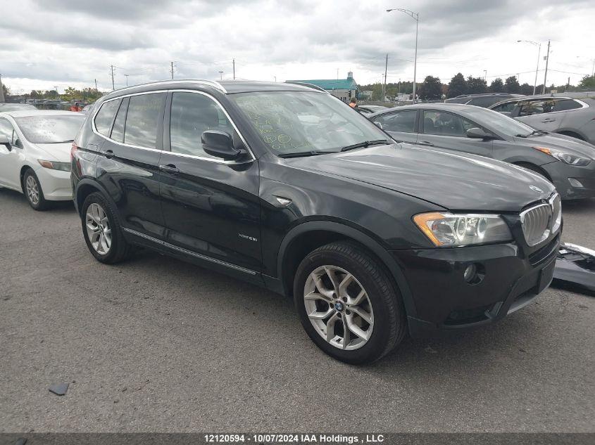 2013 BMW X3 VIN: 5UXWX9C55D0A09866 Lot: 12120594