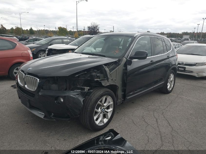 2013 BMW X3 VIN: 5UXWX9C55D0A09866 Lot: 12120594