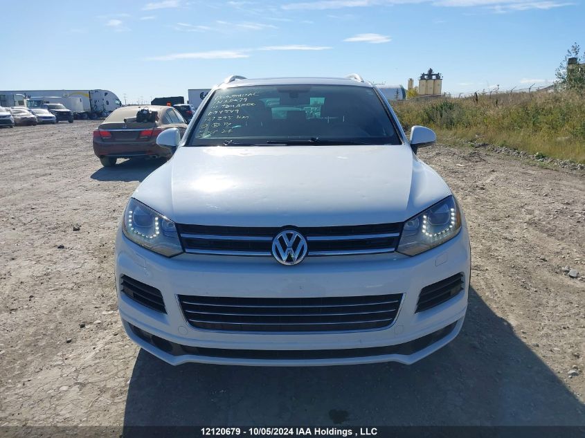 2014 Volkswagen Touareg VIN: WVGDF9BP5ED014549 Lot: 12120679