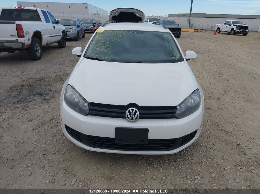 2011 Volkswagen Golf Wagon VIN: 3VWPX7AJ2BM666154 Lot: 12120680