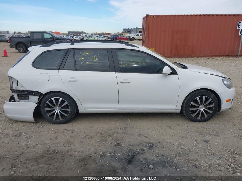 2011 Volkswagen Golf Wagon VIN: 3VWPX7AJ2BM666154 Lot: 12120680