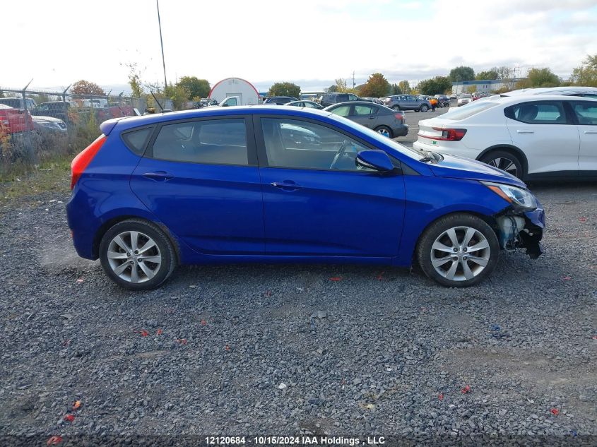 2013 Hyundai Accent VIN: KMHCU5AE6DU078849 Lot: 12120684