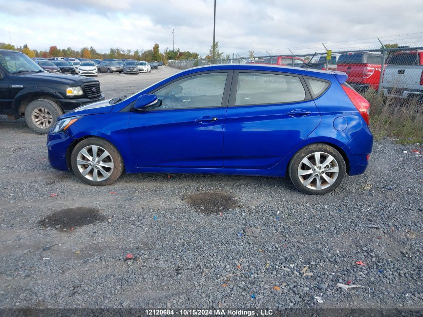 2013 Hyundai Accent VIN: KMHCU5AE6DU078849 Lot: 12120684