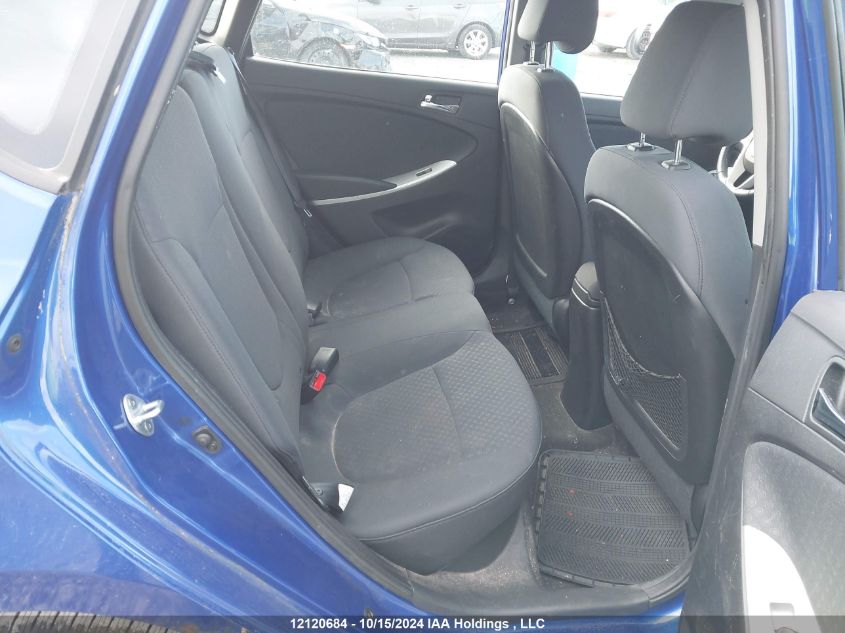 2013 Hyundai Accent VIN: KMHCU5AE6DU078849 Lot: 12120684