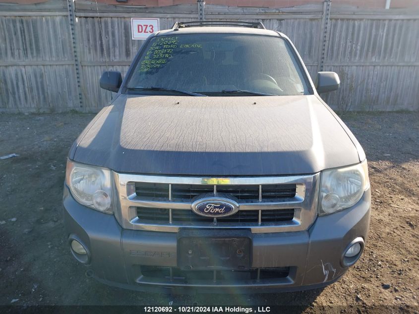 2010 Ford Escape VIN: 1FMCU9DG5AKD35172 Lot: 12120692