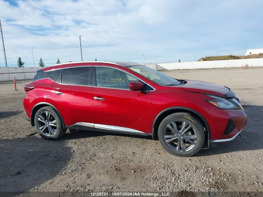 2019 Nissan Murano VIN: 5N1AZ2MS5KN156022 Lot: 12120731