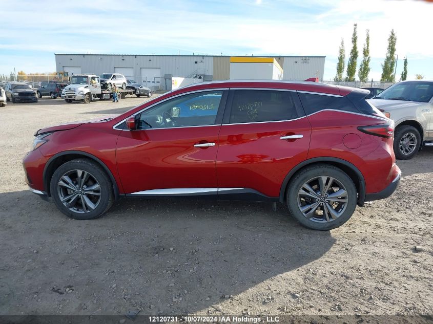 2019 Nissan Murano VIN: 5N1AZ2MS5KN156022 Lot: 12120731