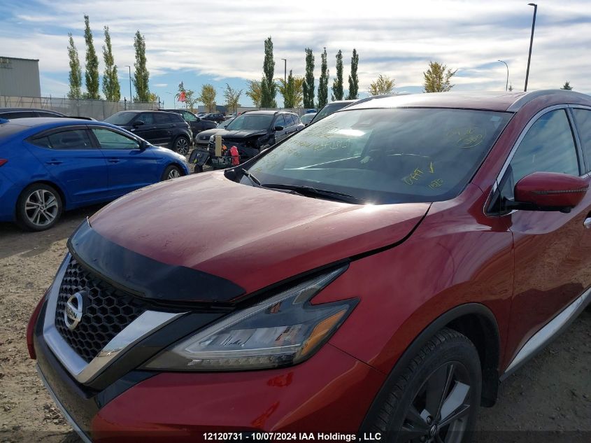 2019 Nissan Murano VIN: 5N1AZ2MS5KN156022 Lot: 12120731