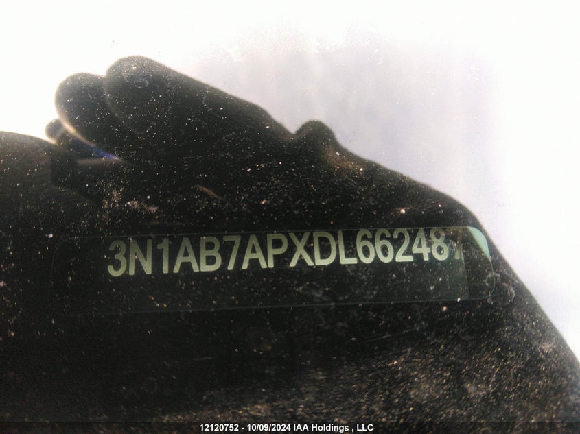 2013 Nissan Sentra VIN: 3N1AB7APXDL662487 Lot: 12120752