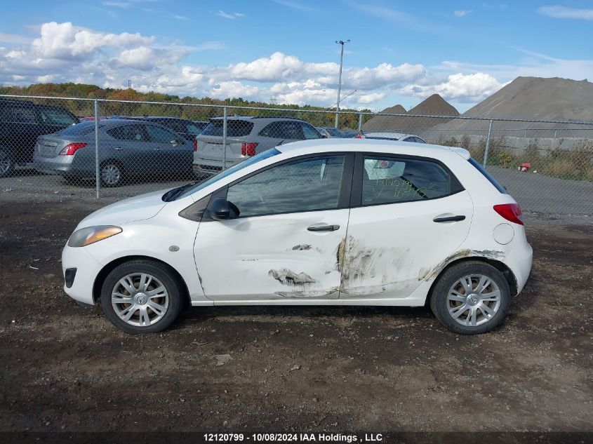 2013 Mazda Mazda2 VIN: JM1DE1KY4D0168483 Lot: 12120799