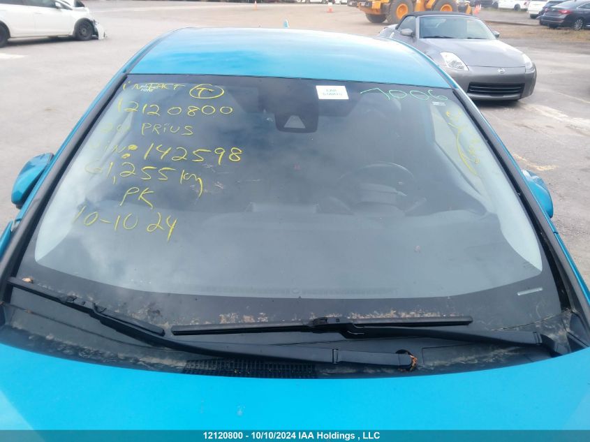 2020 Toyota Prius VIN: JTDKARFP1L3142598 Lot: 12120800