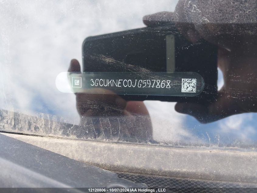 2018 Chevrolet Silverado 1500 VIN: 3GCUKNEC0JG597868 Lot: 12120806