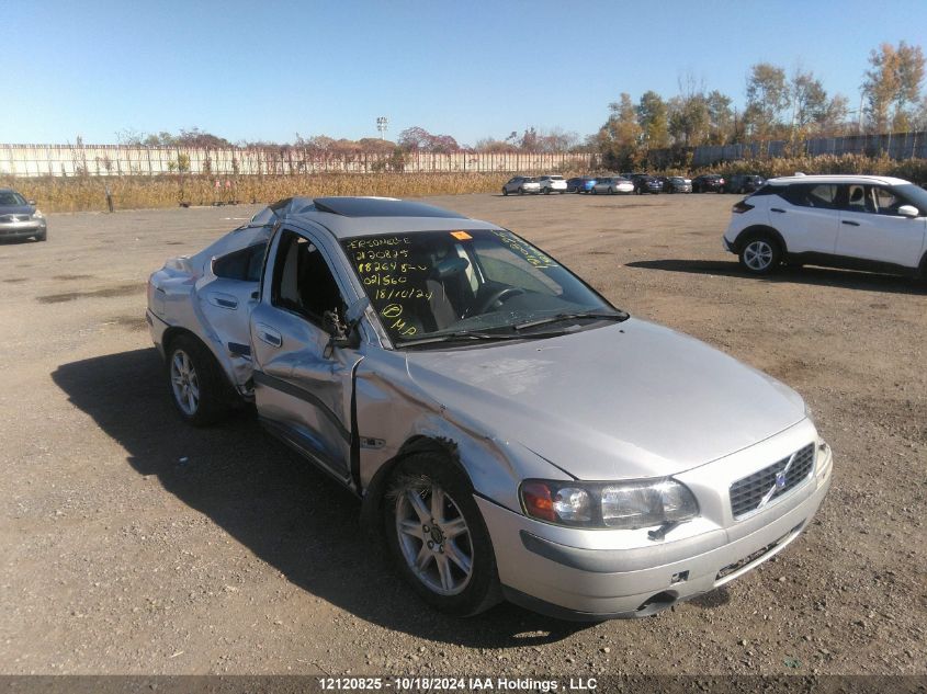 2002 Volvo S60 2.4T VIN: YV1RS58D022182645 Lot: 12120825