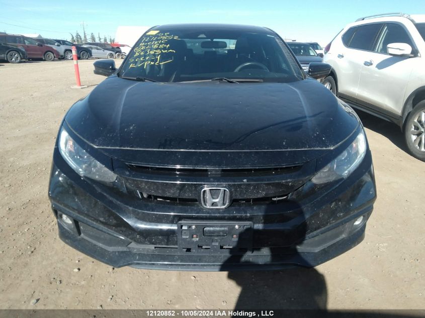 2019 Honda Civic Sedan VIN: 2HGFC2F8XKH021884 Lot: 12120852