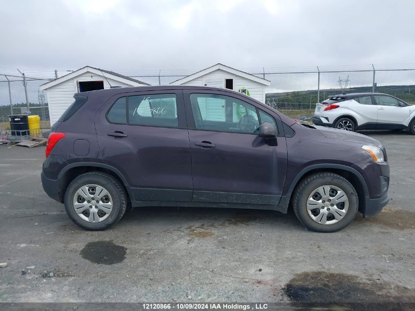 3GNCJKSB4FL187914 2015 Chevrolet Trax