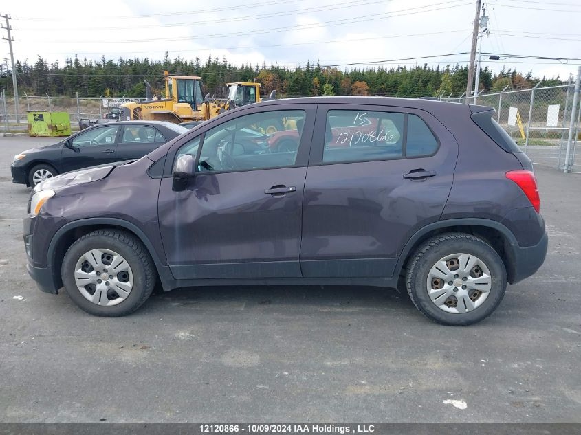 3GNCJKSB4FL187914 2015 Chevrolet Trax