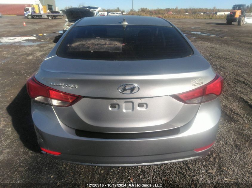 2015 Hyundai Elantra Gl VIN: 5NPDH4AE4FH585642 Lot: 12120916