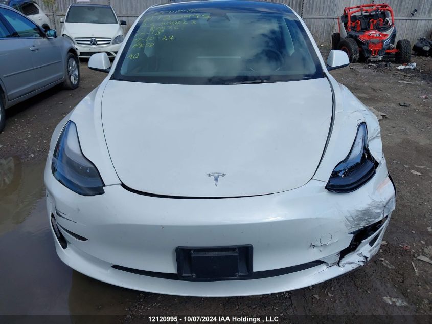 2023 Tesla Model 3 VIN: LRW3E1FA7PC875361 Lot: 12120995