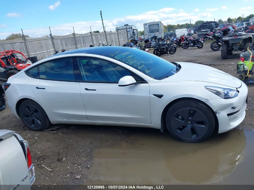 2023 Tesla Model 3 VIN: LRW3E1FA7PC875361 Lot: 12120995