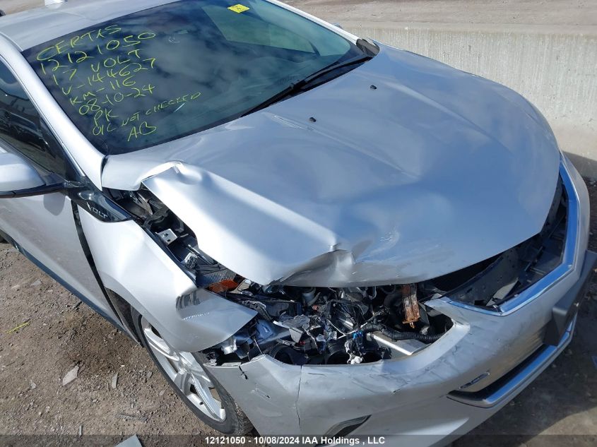 2017 Chevrolet Volt VIN: 1G1RA6S59HU144627 Lot: 12121050