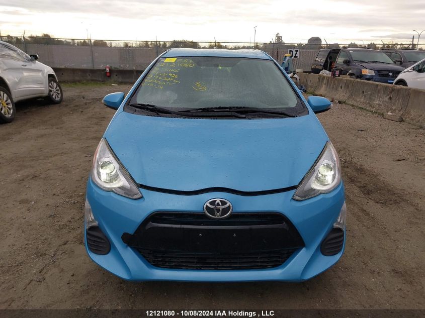 2016 Toyota Prius C VIN: JTDKDTB37G1125426 Lot: 12121080