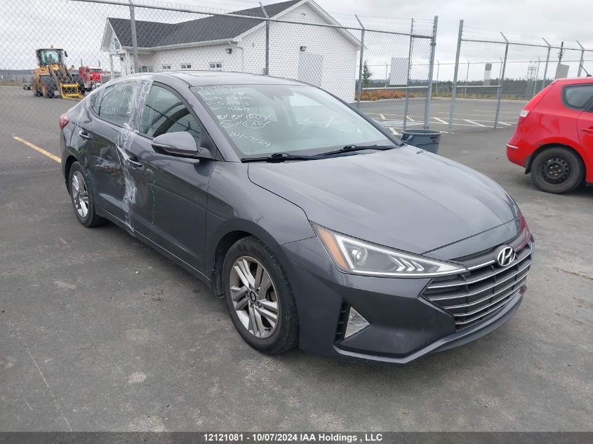 2019 Hyundai Elantra Preferred VIN: KMHD84LF0KU875393 Lot: 12121081