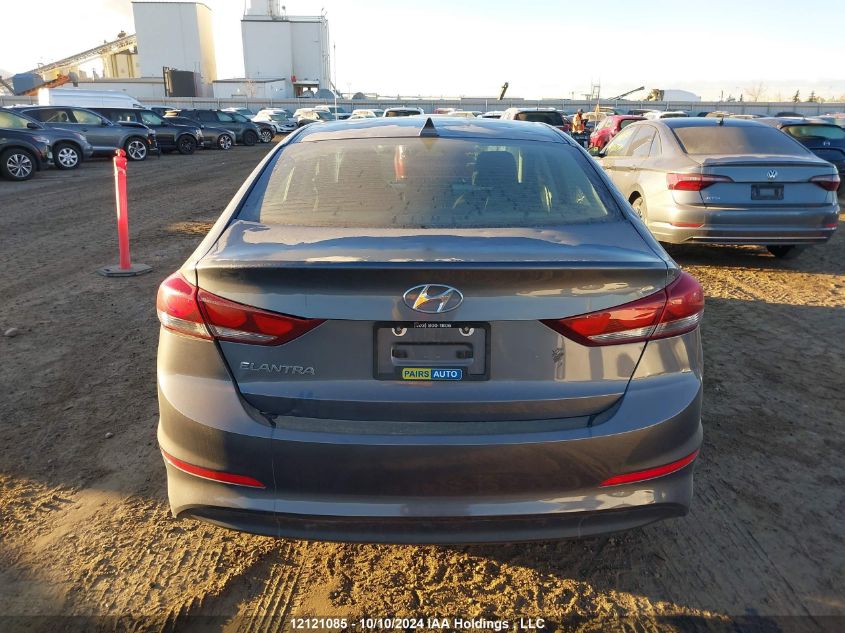 2017 Hyundai Elantra Gl VIN: KMHD84LF4HU100958 Lot: 12121085