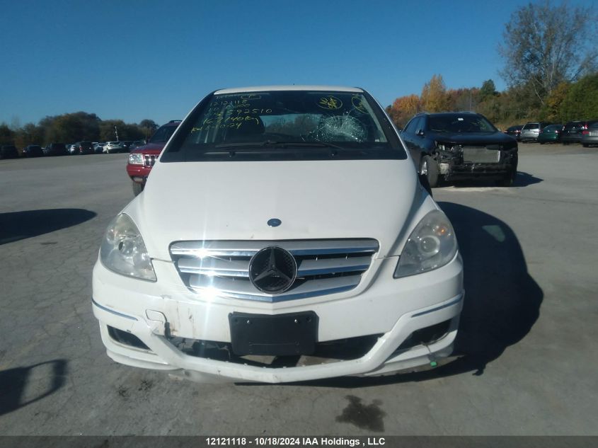 2010 Mercedes-Benz B-Class VIN: WDDFH3DB8AJ592510 Lot: 12121118