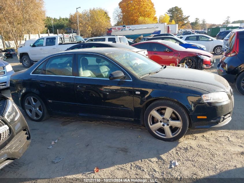 2008 Audi A4 VIN: WAUEF68E08A018248 Lot: 12121130