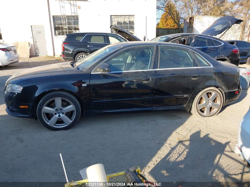 2008 Audi A4 VIN: WAUEF68E08A018248 Lot: 12121130