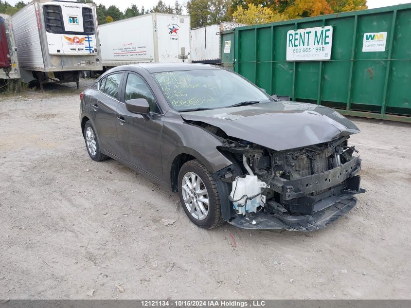 2016 Mazda Mazda3 VIN: 3MZBM1V70GM241425 Lot: 12121134