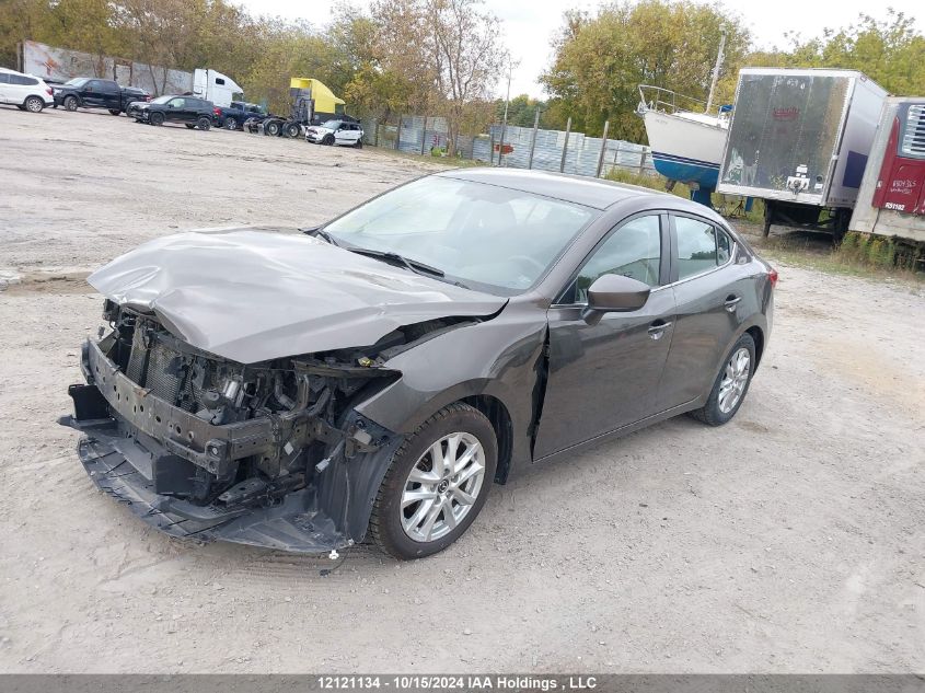 2016 Mazda Mazda3 VIN: 3MZBM1V70GM241425 Lot: 12121134