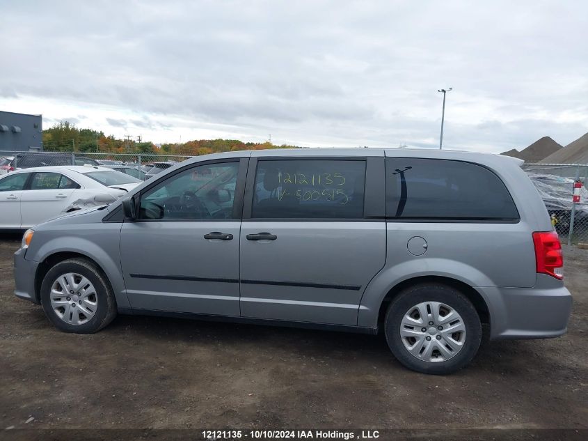 2015 Dodge Grand Caravan Se VIN: 2C4RDGBG4FR500515 Lot: 12121135