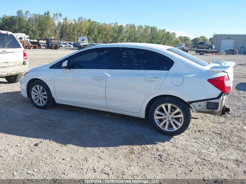 2012 Honda Civic Sdn VIN: 2HGFB2F57CH113397 Lot: 12121234